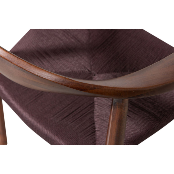 vtwonen Embrace Eetkamerstoelen - Beukenhout - Donkerbruin - Set van 6
