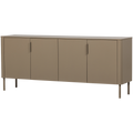 WOOOD Gunnar Dressoir 200 cm - Grenen - Mud - 85x201x44