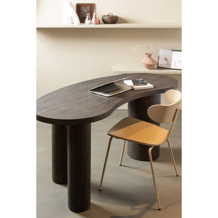 WOOOD Form Eetkamerstoelen - Hout|Metaal - Zand - Set van 6