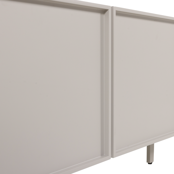 WOOOD Tours Tv Meubel 180 cm - Melamine| MDF - Zand - 51x180x42
