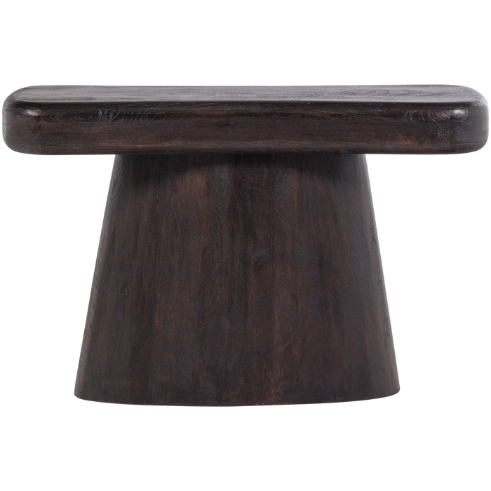 WOOOD Amco Sidetable - Mango Hout - Zwart - 76x120x40