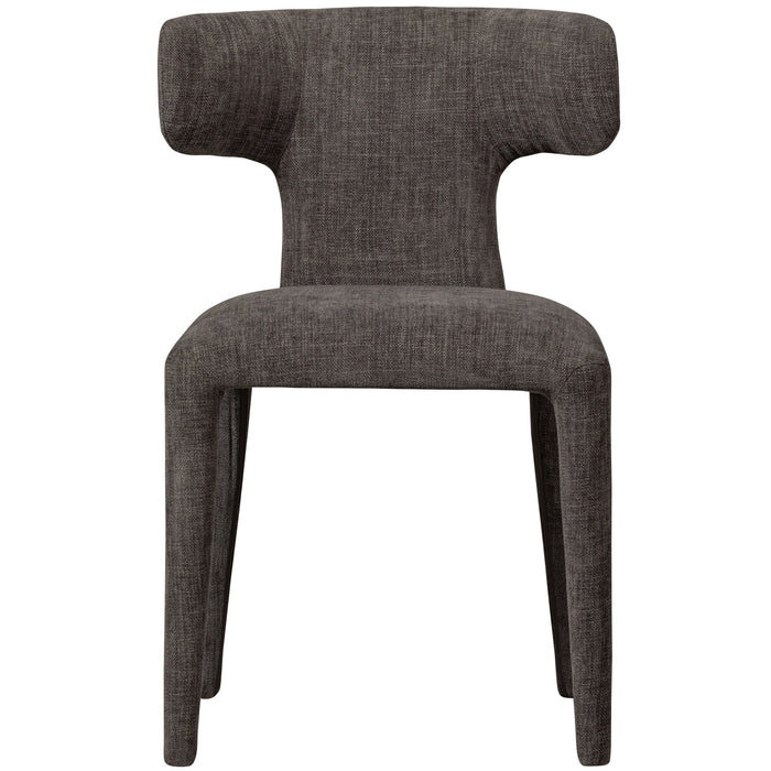 WOOOD Permit Eetkamerstoelen - Polyester - Espresso - Set van 6