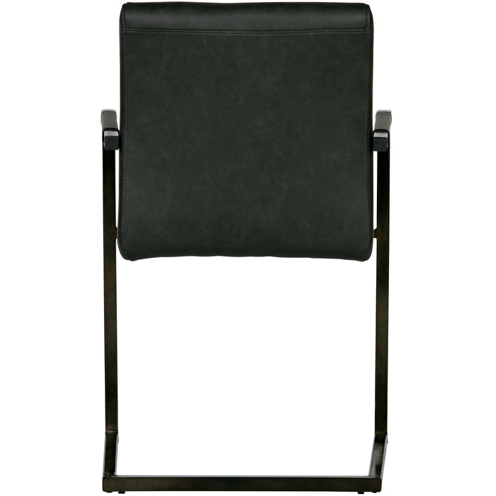 WOOOD Bas Eetkamerstoelen - Pu - Grijs - Set van 6