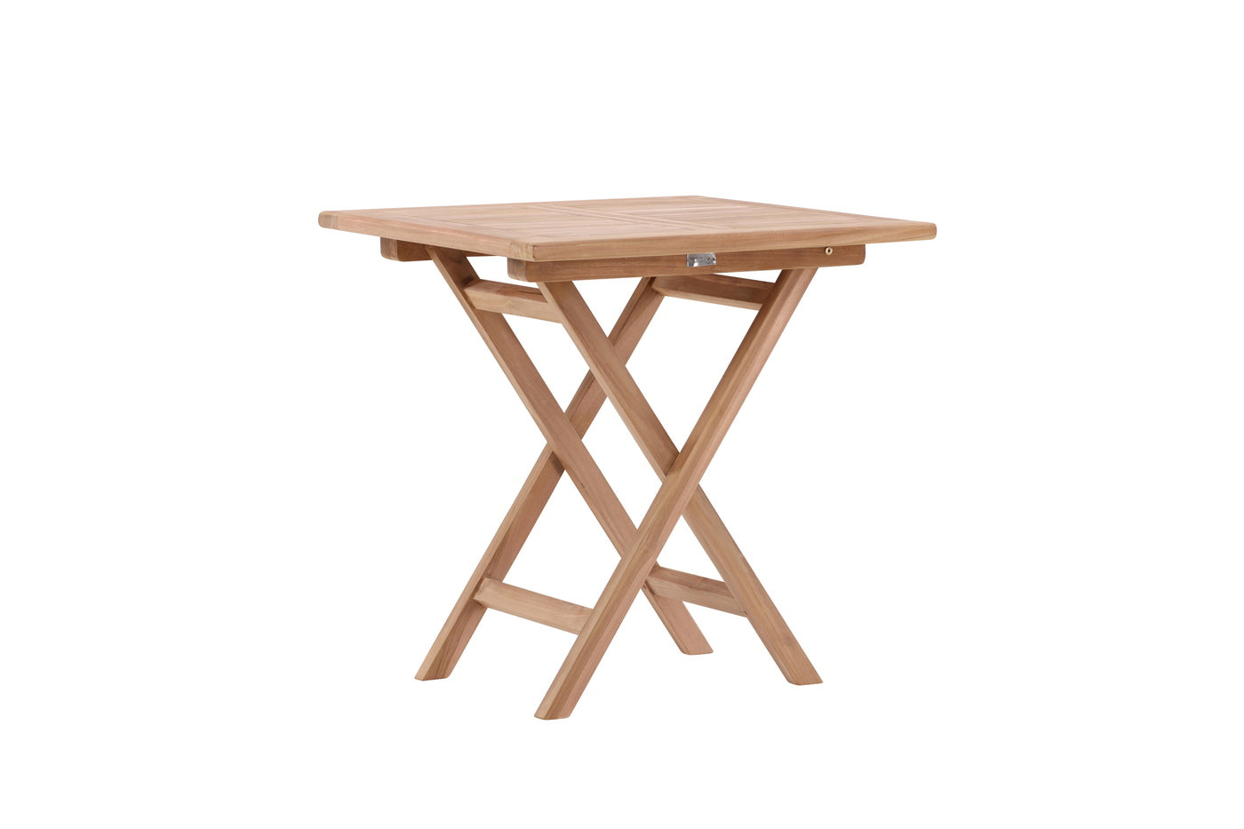 Fjôrd - Eettafel Vierkant - Naturel Teakhout - 70x70x75cm - Kenya