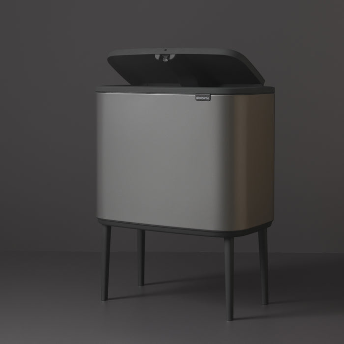 Brabantia Bo Touch Bin Afvalemmer 11 + 23 L - Platinum