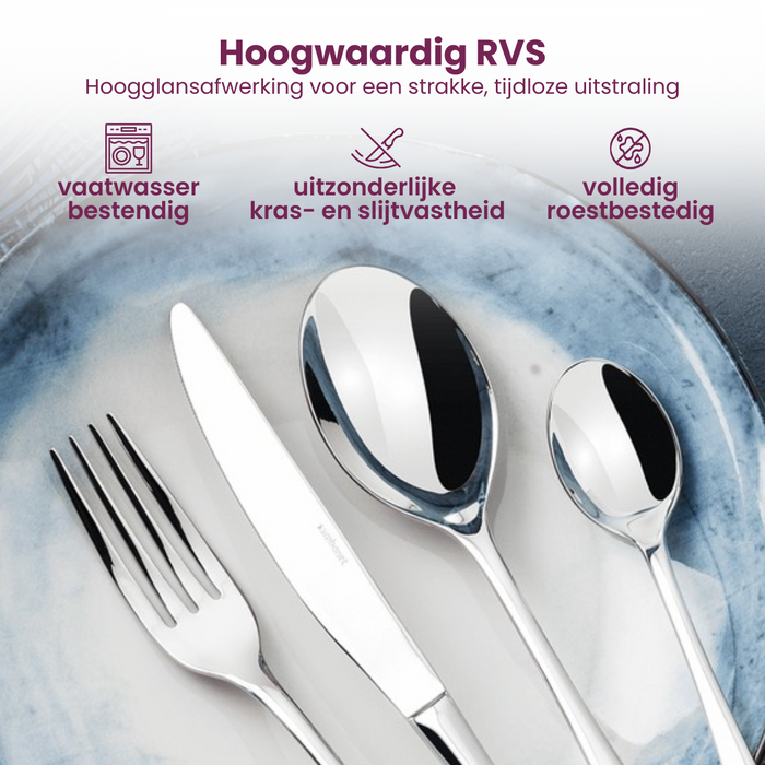 Sambonet Bestekset Linear - RVS - 30 delig | 6 personen