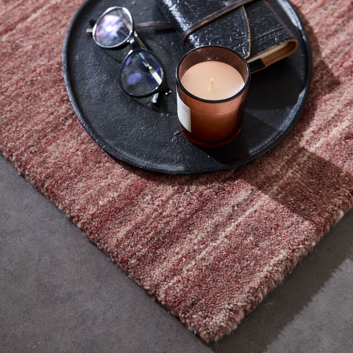 Theko Handgeweven wollen tapijt Pure 190x290 cm - Rood