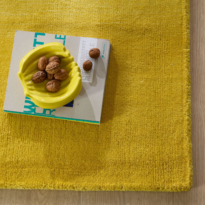 Theko Tapijt met kleurverloop Wool Comfort 140x200 cm - Geel