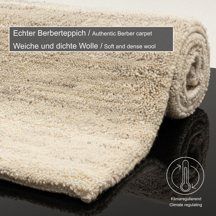 Theko Handgeknoopt Berber tapijt Taza Royal 120x180 cm - Jaspé