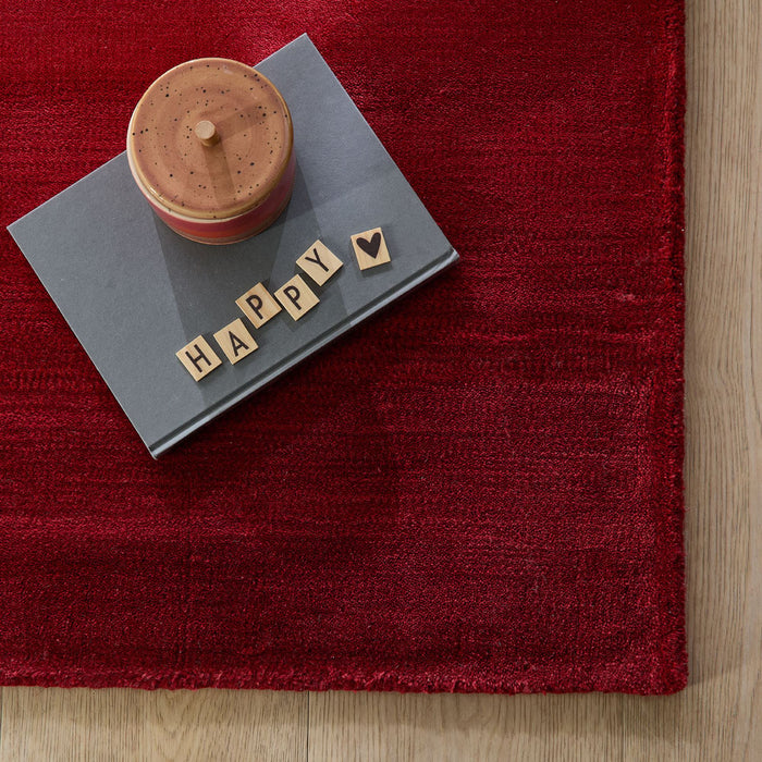 Theko Tapijt met kleurverloop Wool Comfort 140x200 cm - Rood