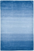 Theko Tapijt met kleurverloop Wool Comfort 190x290 cm - Blauw