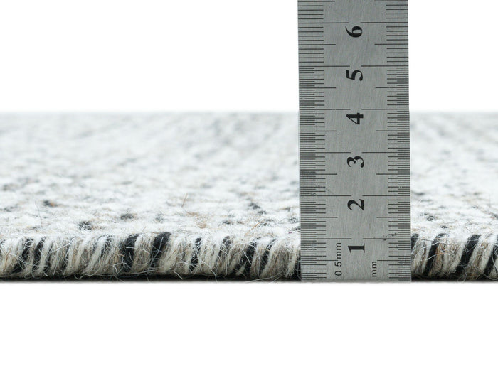 Theko Tapijt in Scandinavische stijl Trondheim 110x170 cm - Zwart|wit