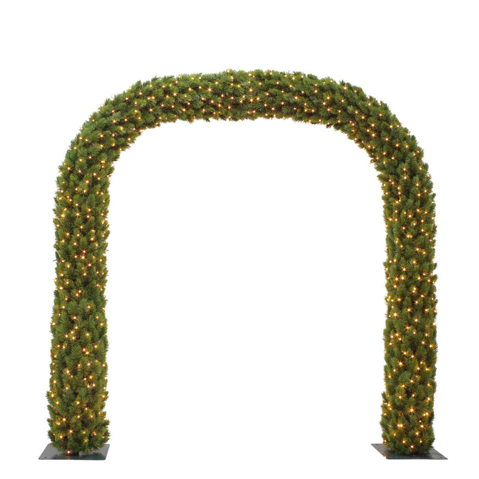 Triumph Tree Kerstkrans Camden - 41x41x254 cm - PVC|Hardnaald - Groen - 1000LED