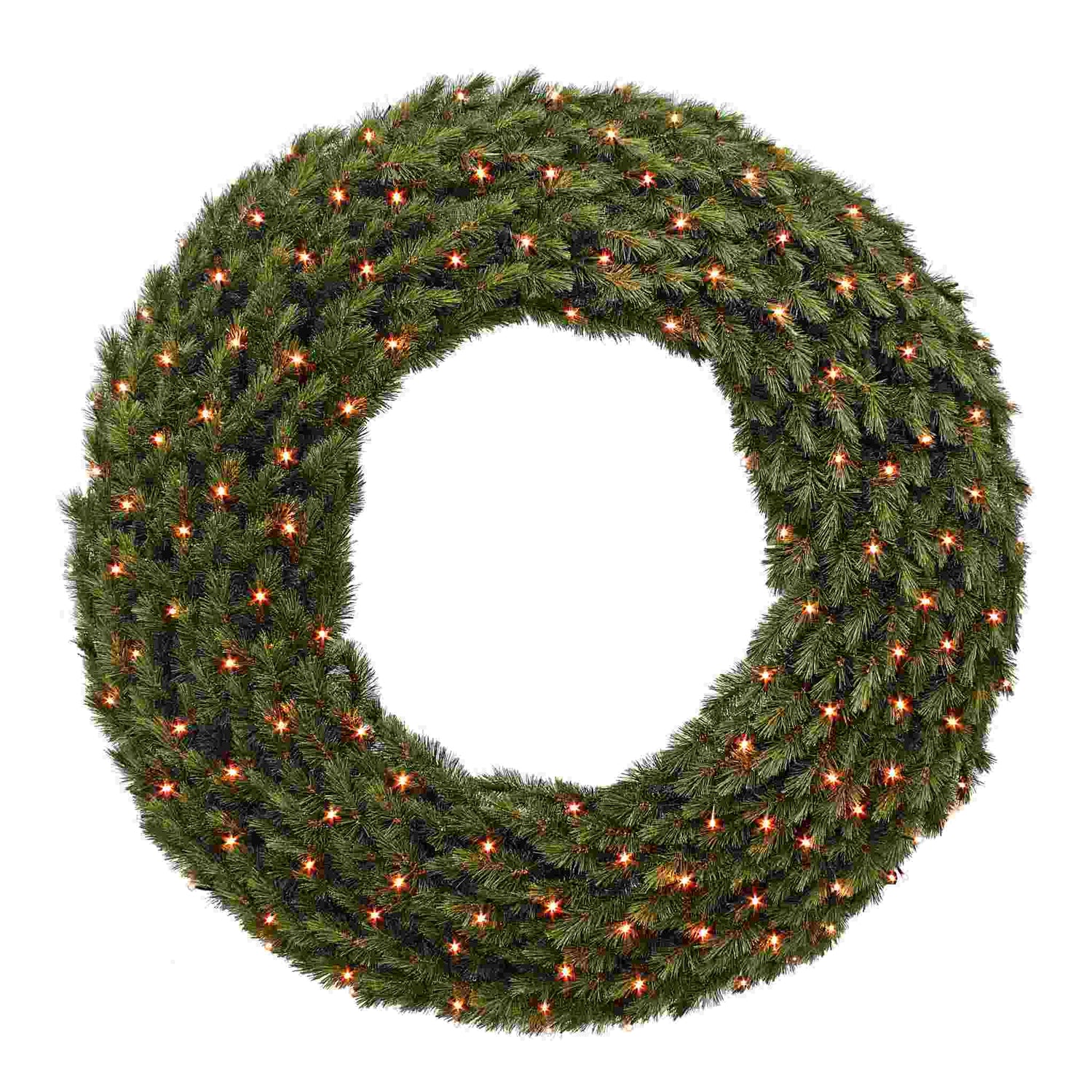 Triumph Tree Kerstkrans Forest frosted - 250x250x20 cm - PVC|Hardnaald - Bevroren Groen