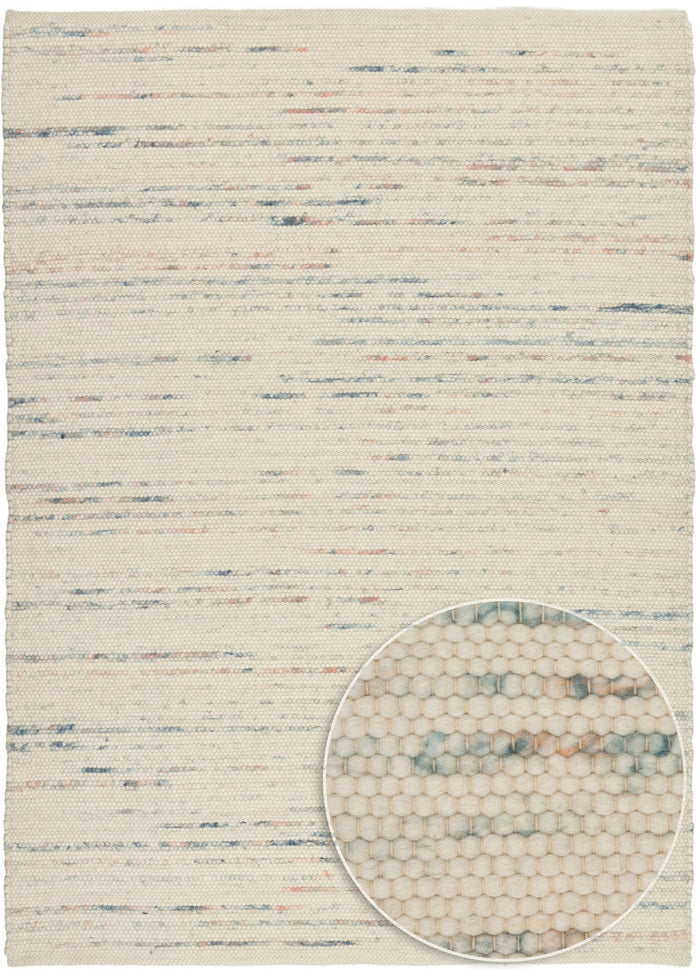 Theko Handgeweven wollen tapijt Alpen 70x140 cm - Multicolor