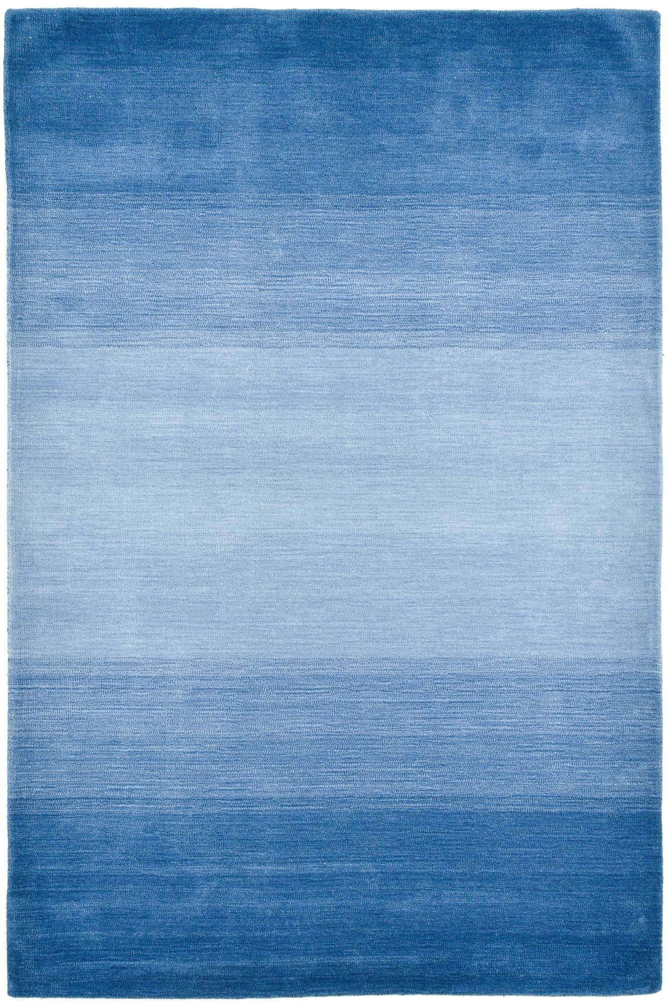 Theko Tapijt met kleurverloop Wool Comfort 70x140 cm - Blauw