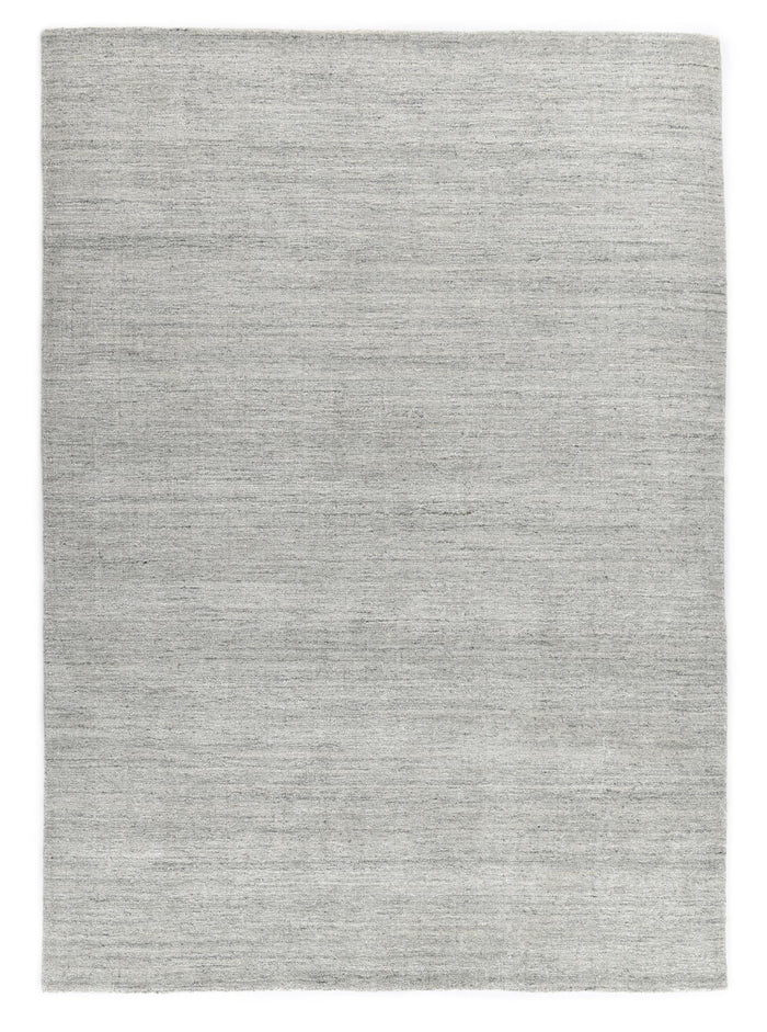 Theko Handgeweven wollen viscose tapijt San Diego 40x60 cm - Groen