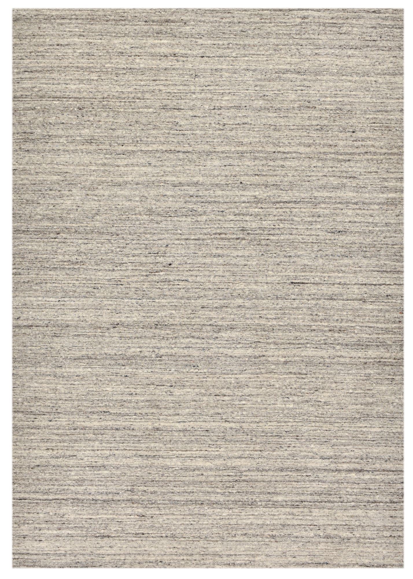 Theko Handgeweven wollen tapijt Pure 60x90 cm - Grijs