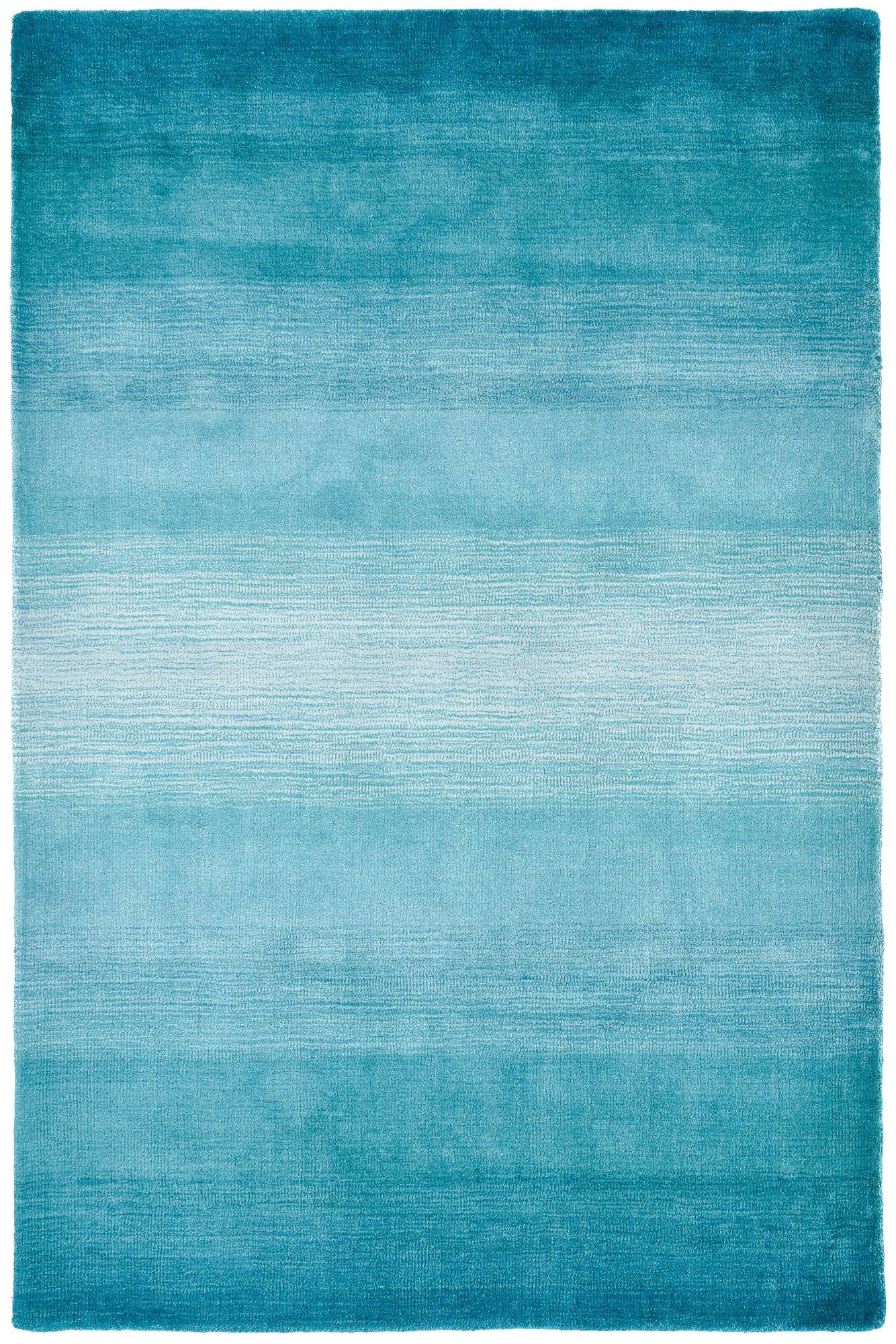 Theko Tapijt met kleurverloop Wool Comfort 160x230 cm - Turquoise