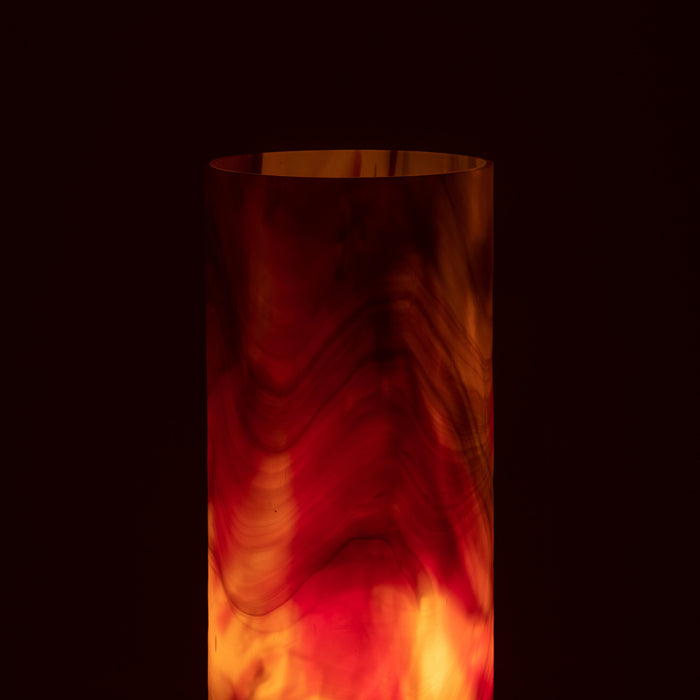 J-Line kaarshouder Arti - glas - bruin - small