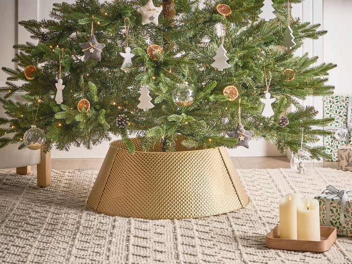 Beliani - LAPUA - Kerstboomrok - Goud - IJzer