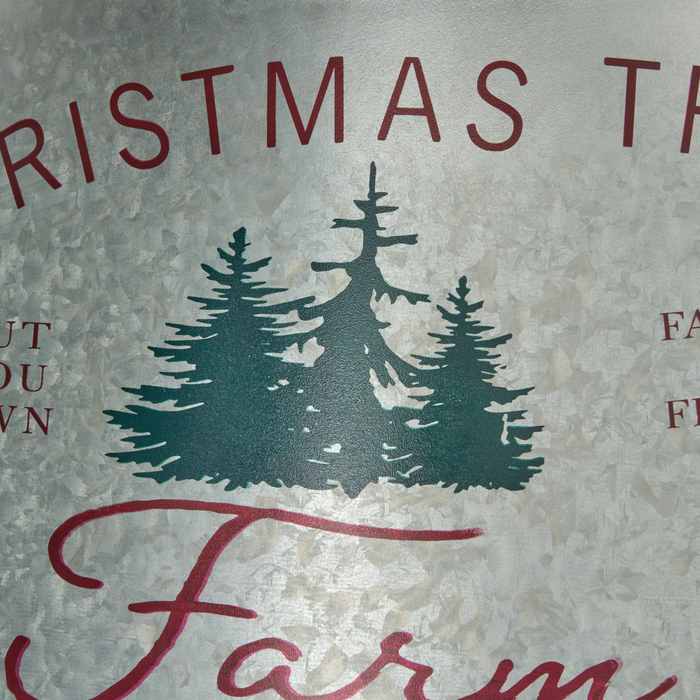 Beliani - ROVANIEMI - Kerstboomrok - Zilver - IJzer