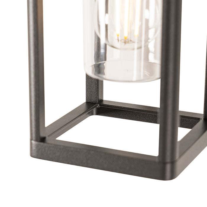 QAZQA Buiten wandlamp donkergrijs incl. LED en dimlicht op solar -