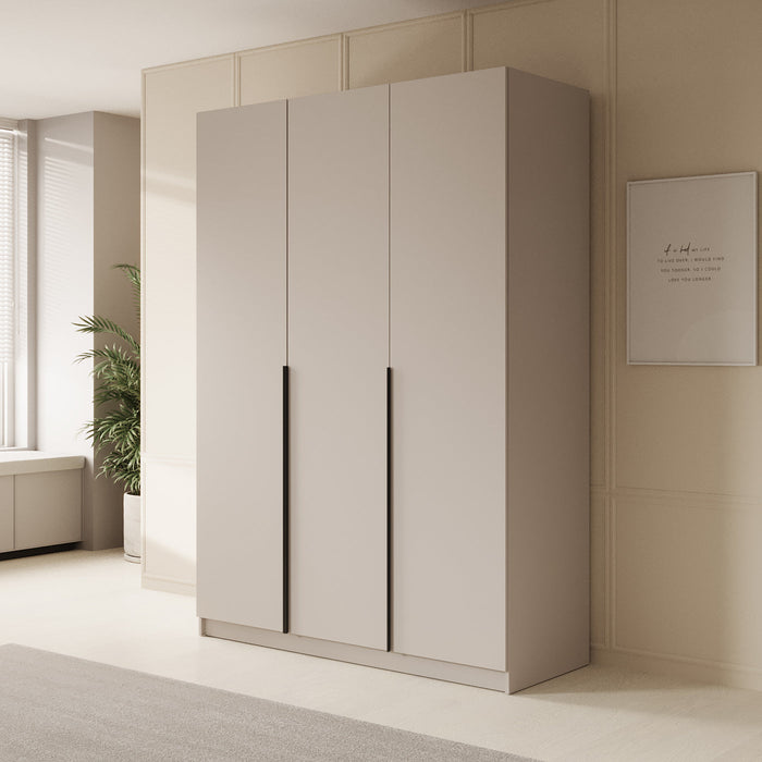 Meubella - Kledingkast Sabre - Beige - 150 cm