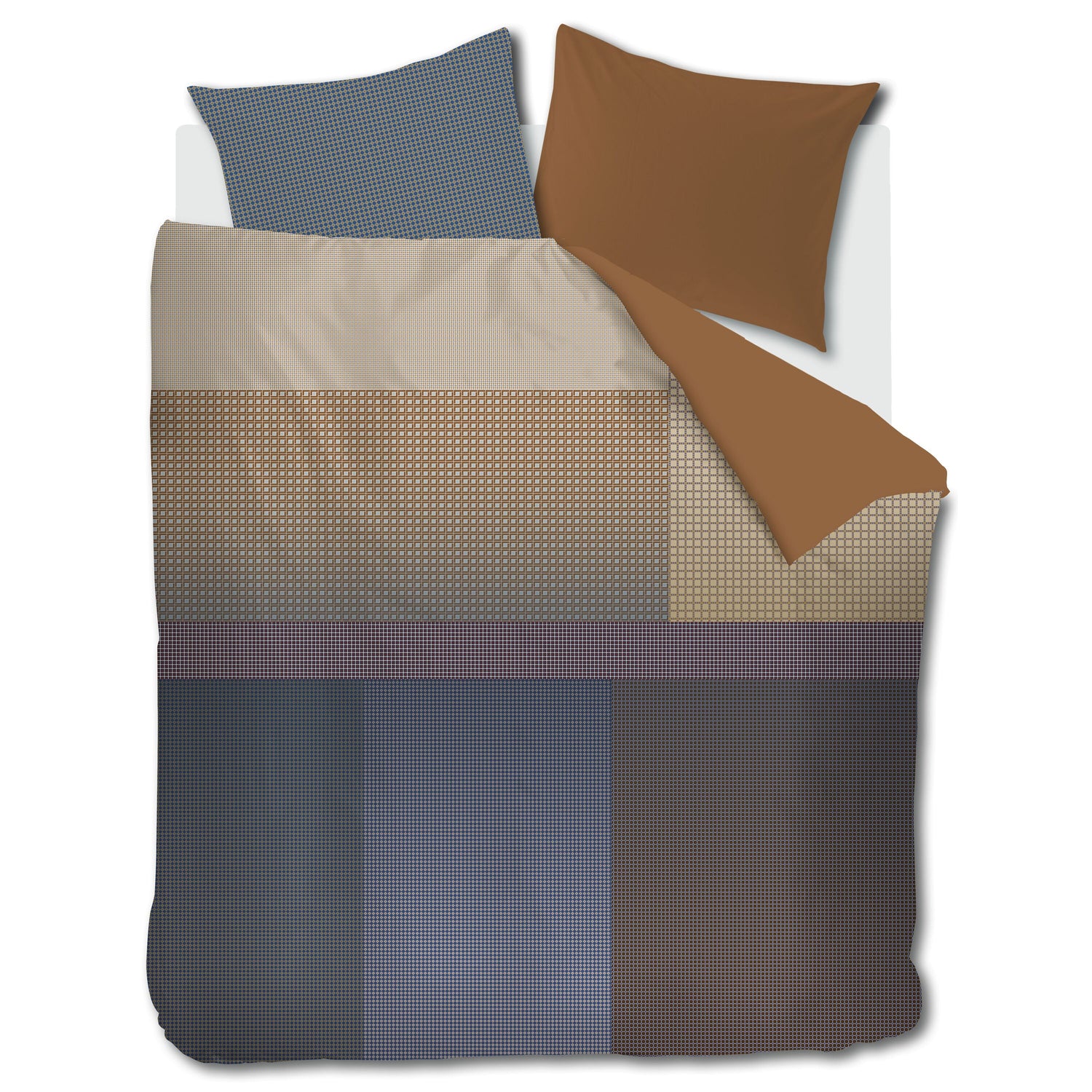 Beddinghouse Dutch Design Oxford Street Blauw Dekbedovertrek 240 x 200/220 cm