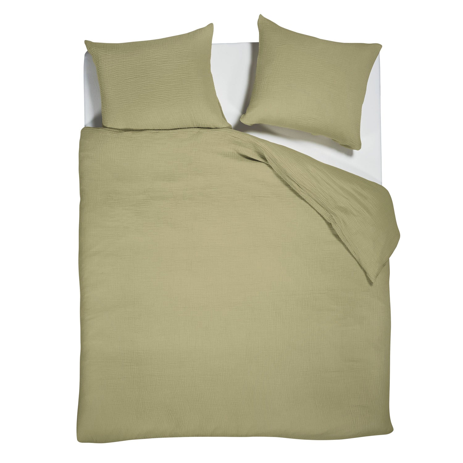 Beddinghouse Mist Groen Dekbedovertrek 240 x 200/220 cm