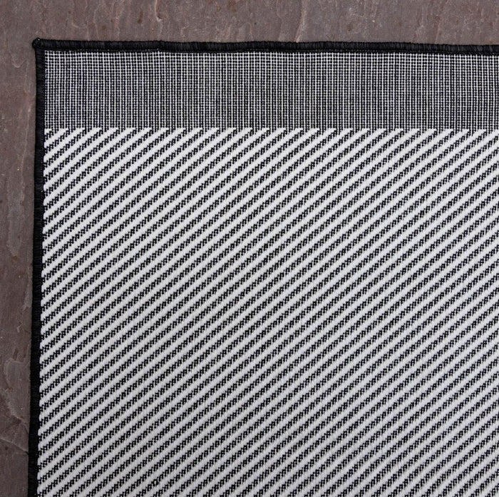 Buitenkleed Border - Zwart|grijs|wit - dubbelzijdig - EVA Interior