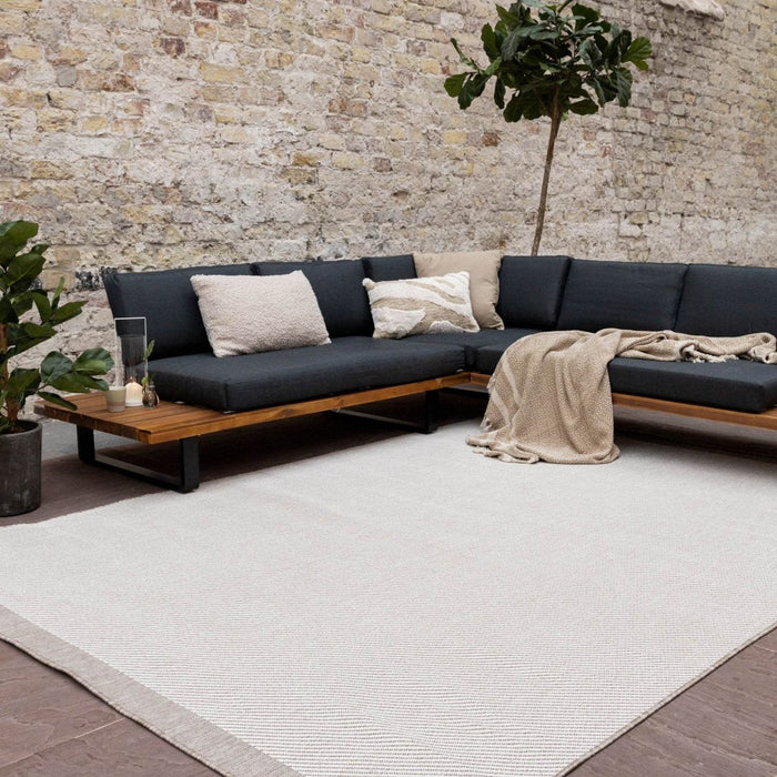 Buitenkleed Border - Naturel|Wit - dubbelzijdig - EVA Interior