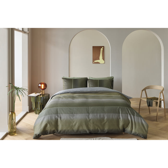 Kardol by Beddinghouse Charlottesville Groen Dekbedovertrek 240 x 200/220 cm