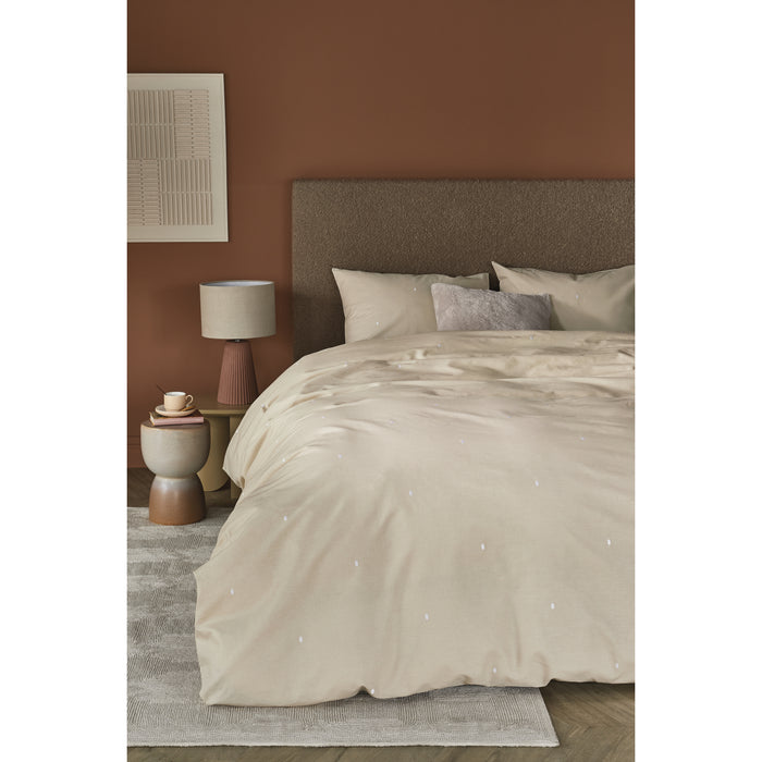 Beddinghouse Monsoon Zand Dekbedovertrek 140 x 200/220 cm