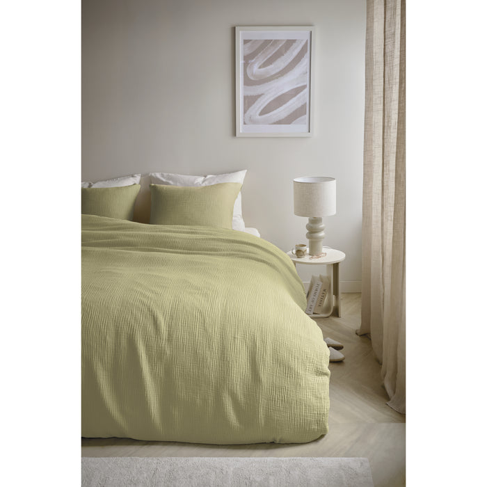 Beddinghouse Mist Groen Dekbedovertrek 200 x 200/220 cm