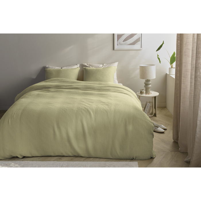 Beddinghouse Mist Groen Dekbedovertrek 200 x 200/220 cm