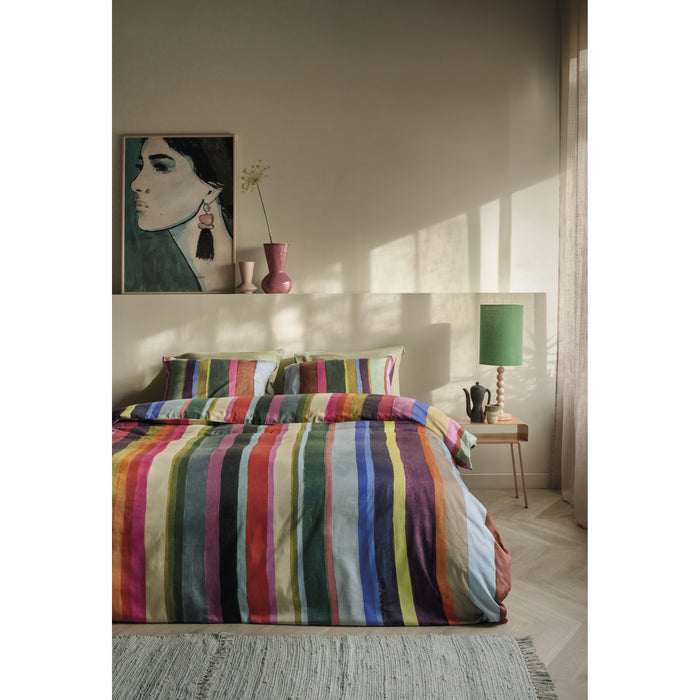 Oilily Fiesta Lines Multi Dekbedovertrek 140 x 200/220 cm