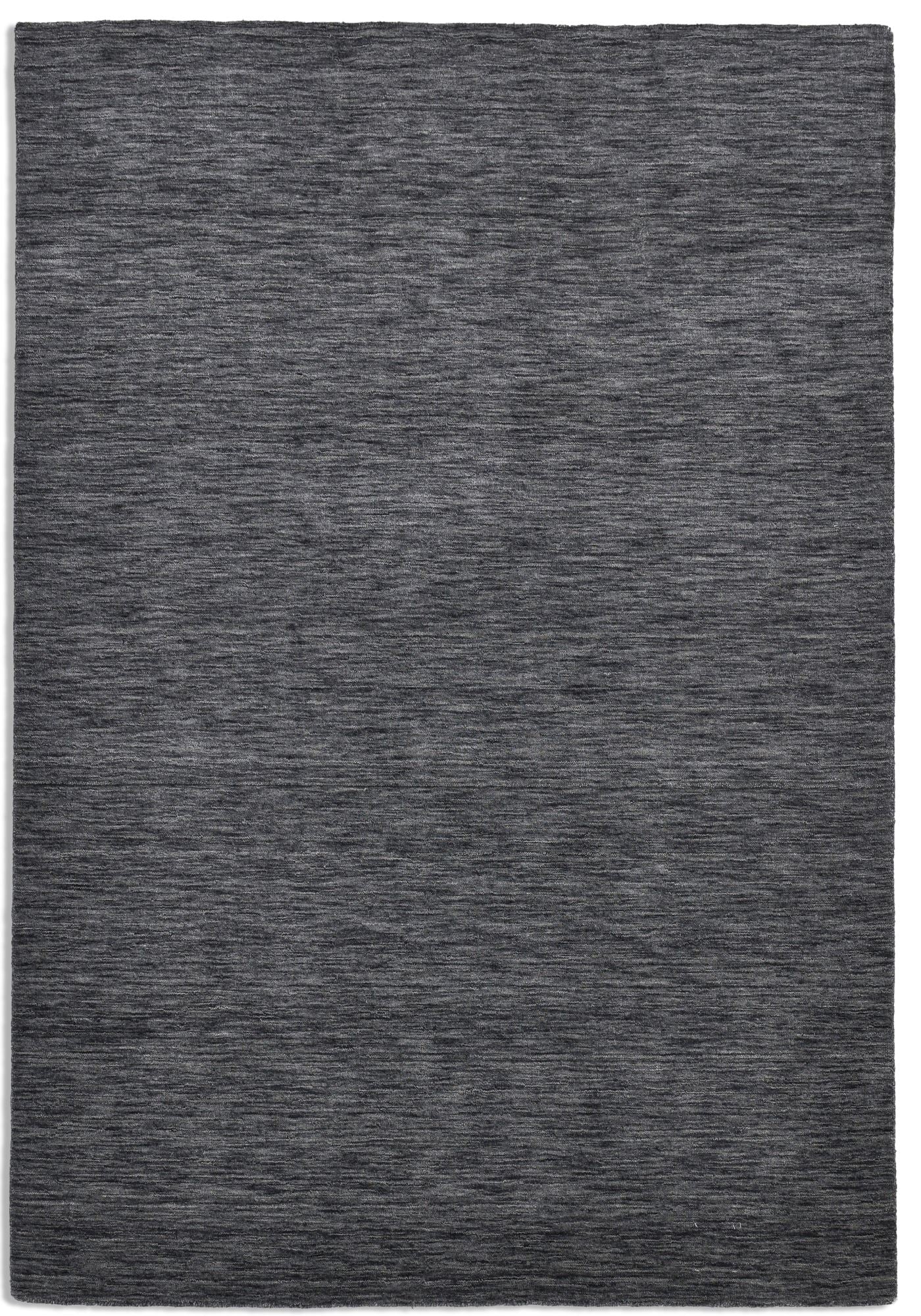 Theko Handgeweven UNI-tapijt Holi  40x60 cm - Donkergrijs