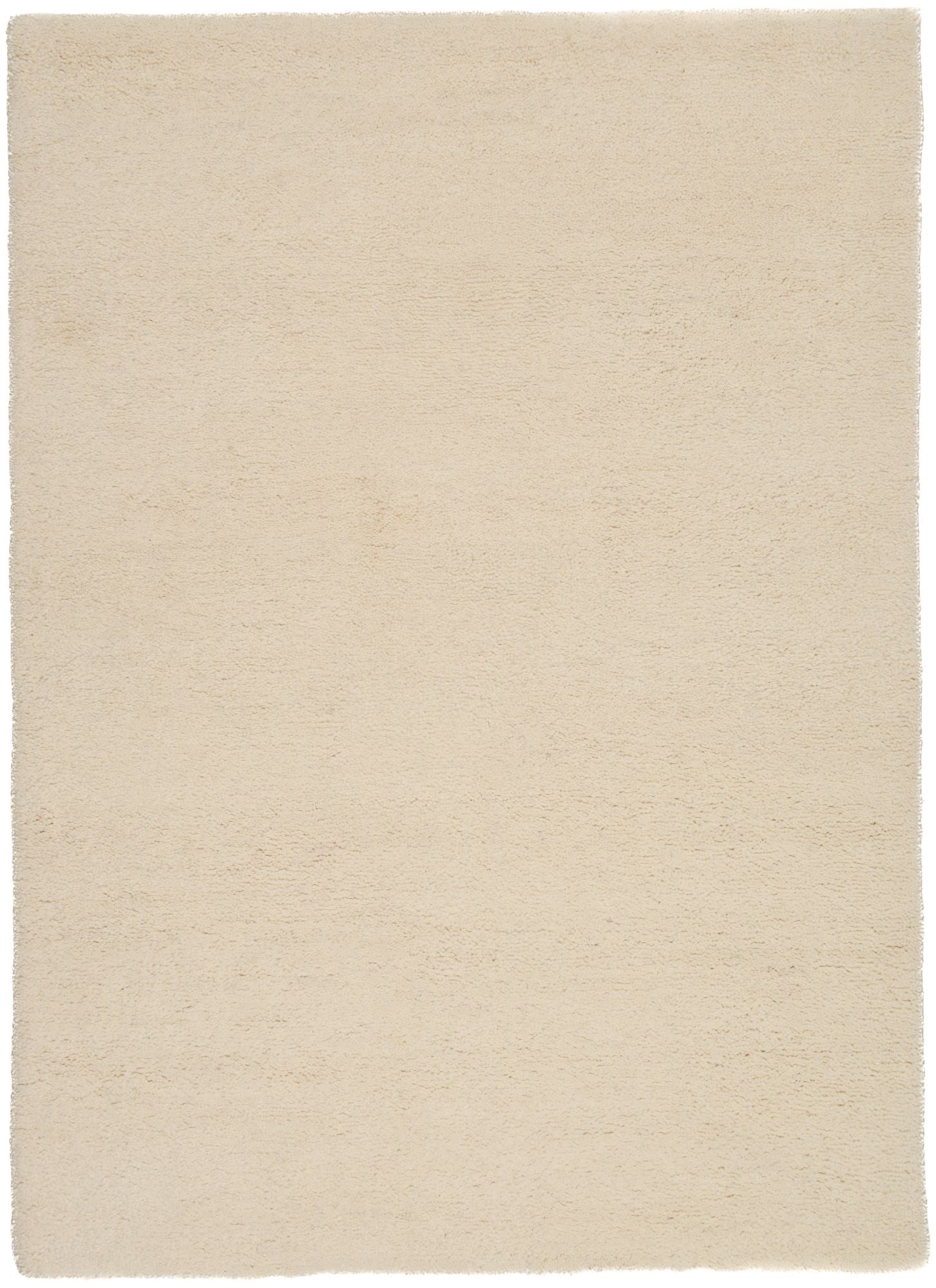 Theko Handgeknoopt Berber tapijt Hadj 60x90 cm - Blanc