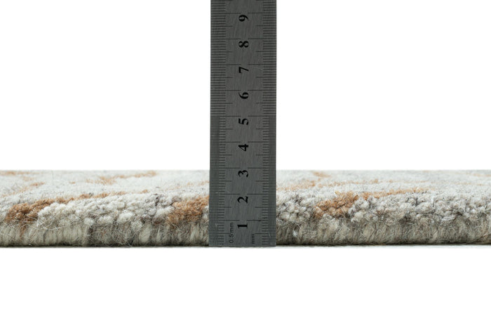 Theko Handgeknoopt wollen tapijt Nakarta 90x160 cm - Beige