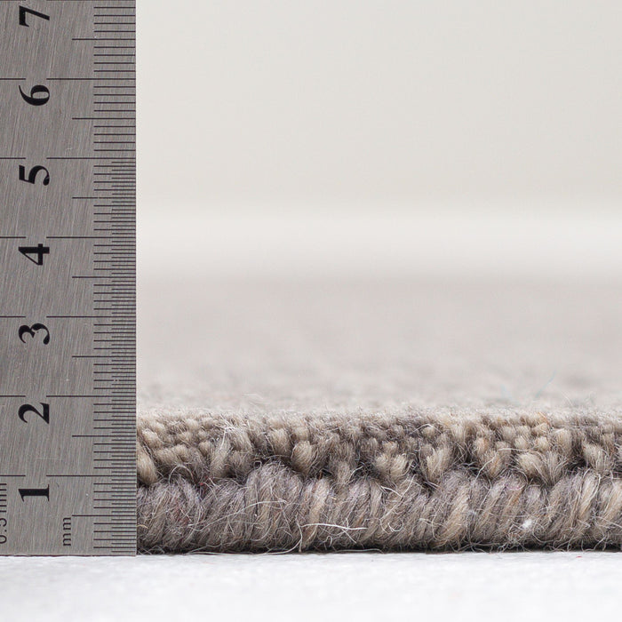 Theko Handgeweven UNI-tapijt Holi  90x160 cm - Grijs