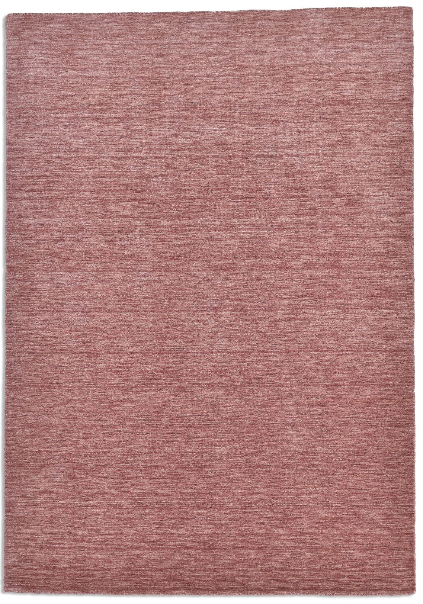 Theko Handgeweven UNI-tapijt Holi 190x290 cm - Roze