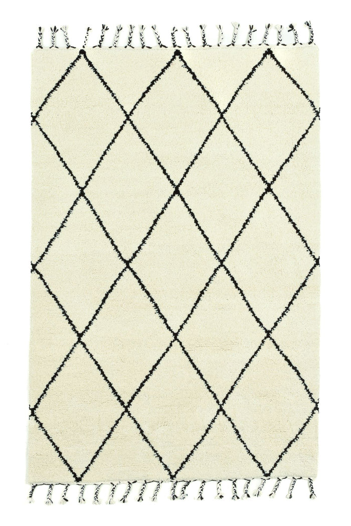 Theko Berber tapijt Marmoucha 250x350 cm - Beige