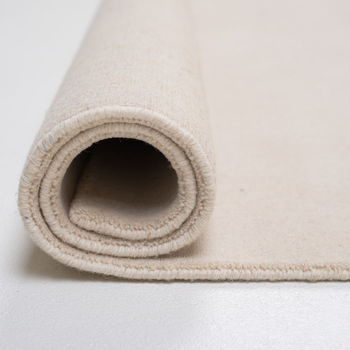 Theko Handgeweven UNI-tapijt Holi  170x240 cm - Crème