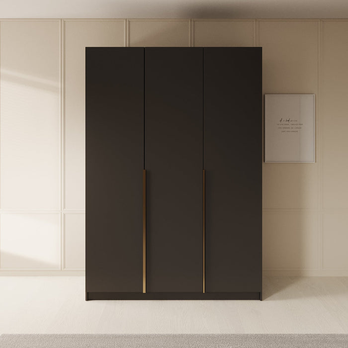 Meubella - Kledingkast Sabre 2 - Zwart - 150 cm