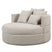 DÉJA Living - Loveseat Zand Stof - Ø124x84cm - Miles