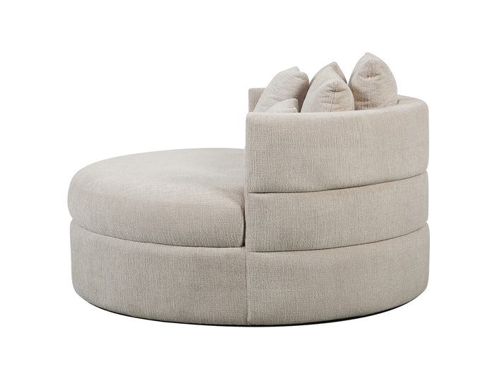 DÉJA Living - Loveseat Zand Stof - Ø124x84cm - Miles