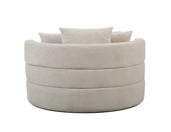 DÉJA Living - Loveseat Zand Stof - Ø124x84cm - Miles