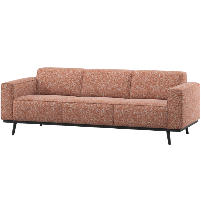 WOOOD Statement 3-Zits Bank 230 cm - Polyester - Terra Melange