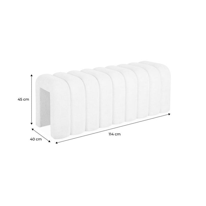 sweeek - Stoffen bank, eigentijds voeteneinde